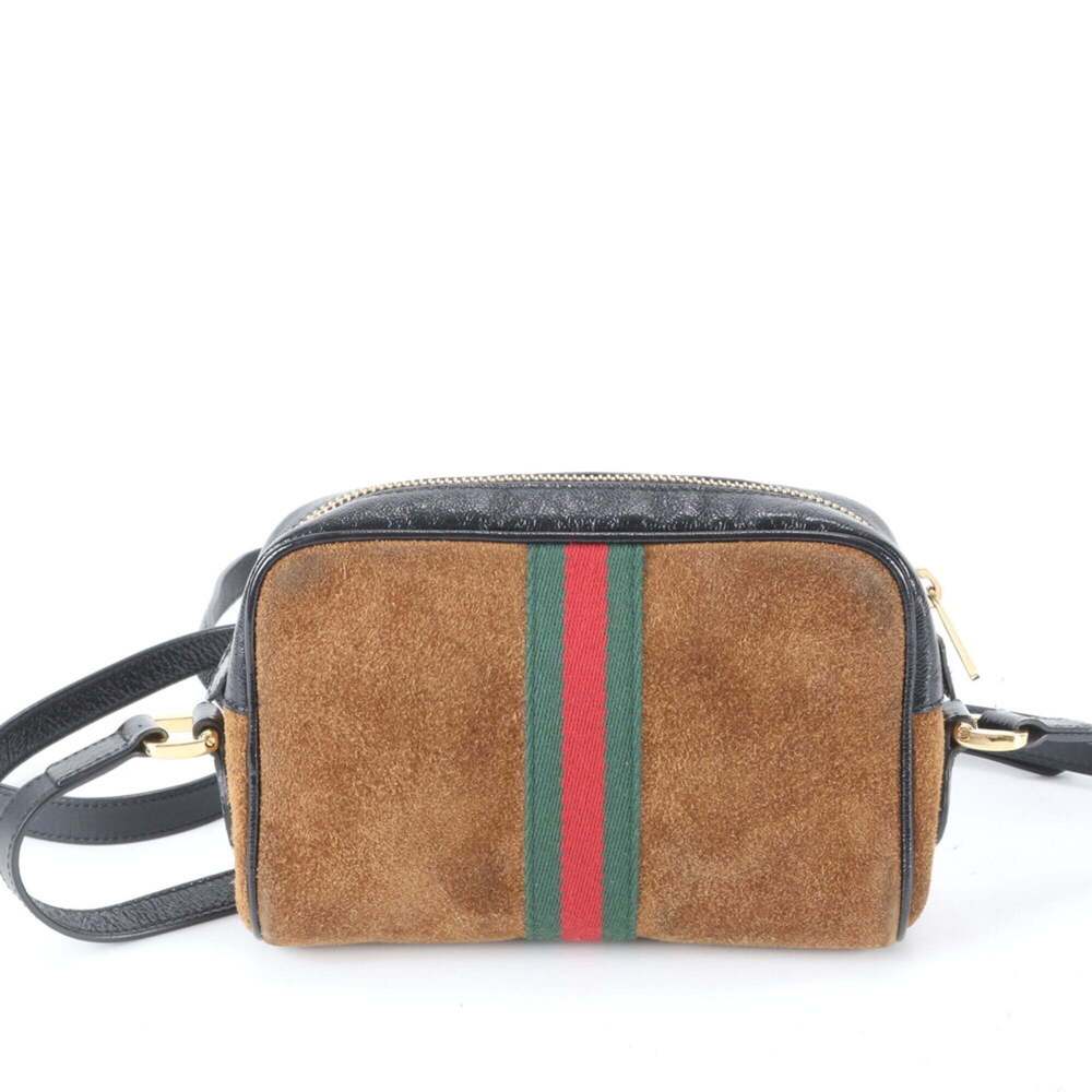 GUCCI Black Leather Shoulder Bag - Picture 3 of 9